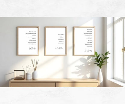 *YOUR OWN AUTHOR & QUOTE* Print